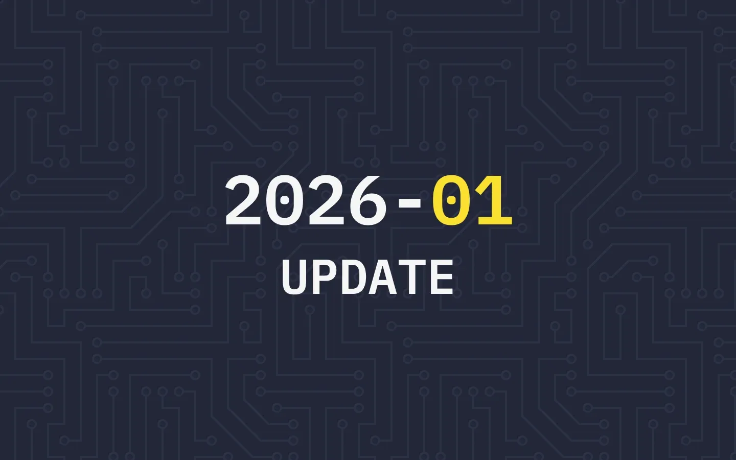 2026 年第 1 次更新